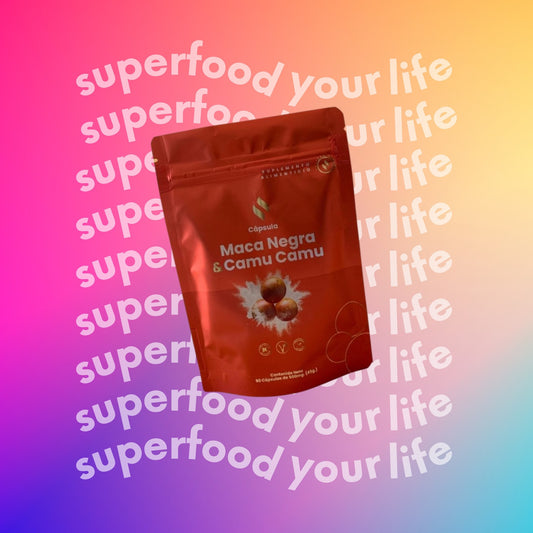 Capsulas de Maca Negra & Camu Camu