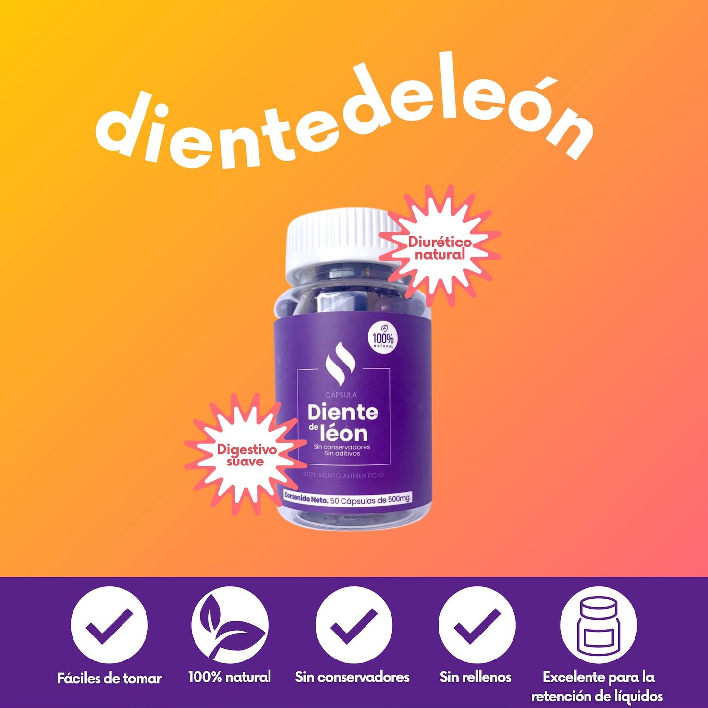 Cápsulas de Diente de león