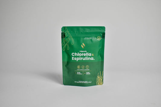 Cápsulas de Chlorella & Espirulina